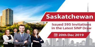 Saskatchewan Invites 595 Candidates in the Latest SINP Draw held on 20th Dec 2019