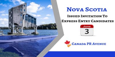 Nova Scotia- Express Entry Stream Draw on 3rd June 2019